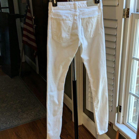 IRO Skinny Jeans, White, Size 25 - Picture 4 of 8